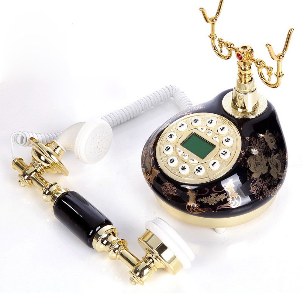 Amazon.com : TelPal Corded Old Fashion Antique Landline Telephone